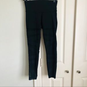 Lululemon black mesh leggings